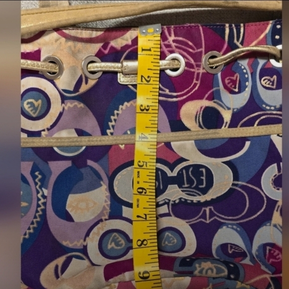 Coach - Poppy C Signature Multicolor Women's Bag - Picture 6 of 7